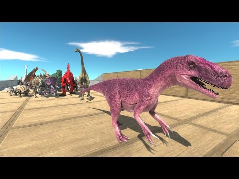 Race to eat TASTY ALLOSAURUS - Animal Revolt Battle Simulator