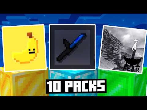 10 BEST Texture Packs for Minecraft Bedrock PvP | 2026