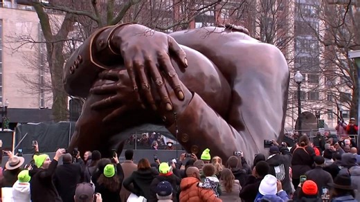 ‘The Embrace’ statue in Boston honours MLK’s legacy