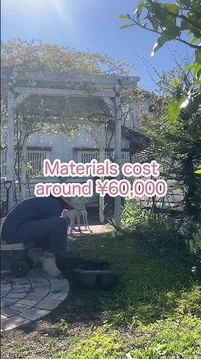 Japanese Garden DIY Pergola — Only、、、