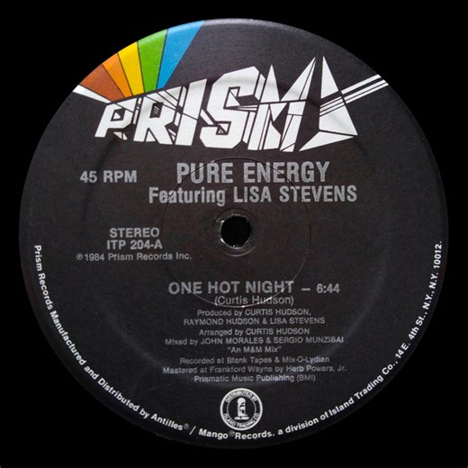 Pure Energy Featuring Lisa Stevens - One Hot Night