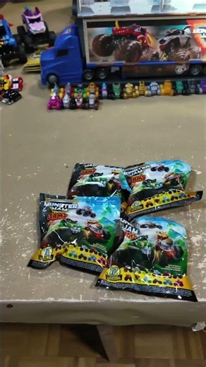 Monster Jam Mini Jams Series 21 Megalodon Revealed! #shorts #monsterjam