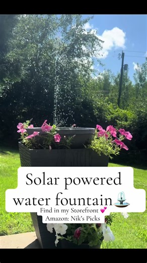 Budget-Friendly Solar Powered Water Fountain for Gardens