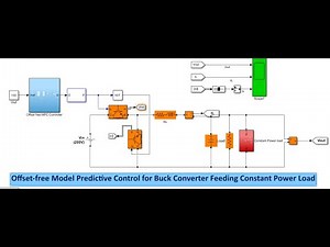 MATLAB code for Offset-free Model Predictive Control for Buck Converter Feeding Constant Power Load