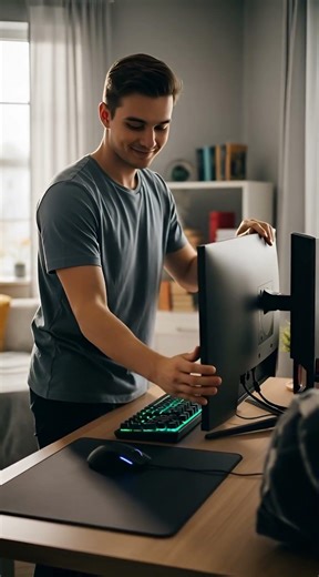 RGB Gaming Setup Evolution: Before & After #transformation #setup