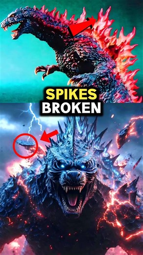 What If Godzilla’s Spikes Break? 🤔 #godzilla