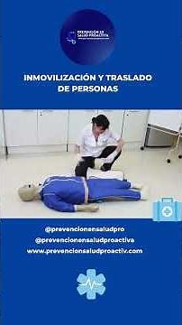 🚑INMOVILIZACIÓN y TRASLADO de Personas Primeros Auxilios🚨