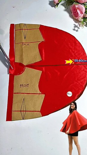 CAPE Kembang #sewing_tips_and_trick_beginners #rolemodels #cape #fashionstatement #design #tutorialmenjahit #DIY #sewingdiy #tutorial #goviral #foryou #reel #reelsviral | ElynKebaya