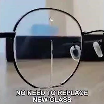 ガラスが割れても怖くない、自分で直せる! EELHOEガラス補修液