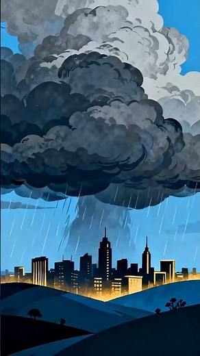 The Physics of Rain Walls: Inside a Cloudburst #Cloudburst #Geography #Meteorology