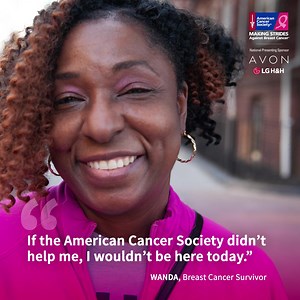 3.4K reactions · 181 shares | Donations like yours save lives like Wanda's. It's that simple. | American Cancer Society Making Strides Against Breast Cancer | Facebook