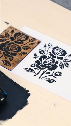Wood Block Printmaking | NEJE 5 Mini Laser Engraver