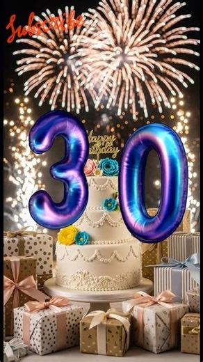 ⏳ 30 Second Birthday Countdown 🎉| CountdownLive-THT #music #countdown #30seconds #happybirthday
