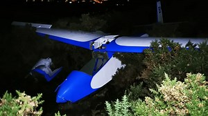 Shocking pictures show glider wreckage after horror crash at Scots beauty spot