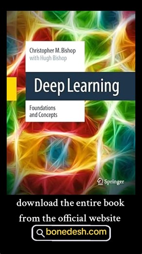Deep Learning: Foundations and Concepts 2024th Edition #books #usa #foryou #fyp #2024th #deeplearning