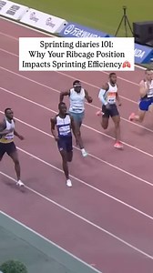 Track Tactician on Instagram: "You’ve trained your legs, dialed in your form, and worked on technique—but if your ribcage isn’t in the right position, you’re leaking energy every step. Here’s why your ribcage posture matters more than you think: 1. Ribcage Flare = Energy Leak 🔻 - If your ribs stick out (common when overextending your back), it breaks core stability and causes torso wobble while sprinting. - This forces your hips and shoulders to compensate—killing efficiency and draining power.