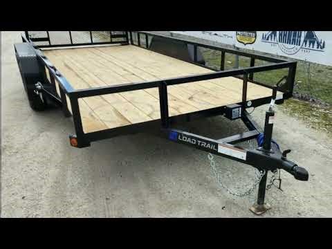 Load Trail 83" X 20' Steel Tandem Axle Utility Trailer wi...
