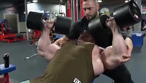 11K views · 1.2K reactions | Chest and biceps with @kyle.wilkes going...