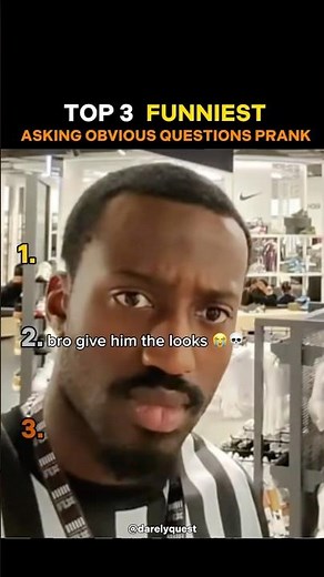Top 3 Funniest Obvious Question Pranks 😂💀