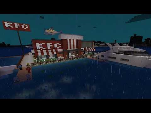 Minecraft Rain & Night Cicadas 🌧 Relaxing Ambience for Sleep, Study & Chill (No Music)