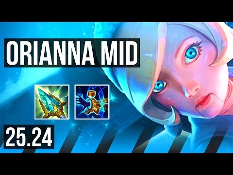 ORIANNA vs IRELIA (MID) | Good KDA: 9/1/6 | KR Master | 25.24