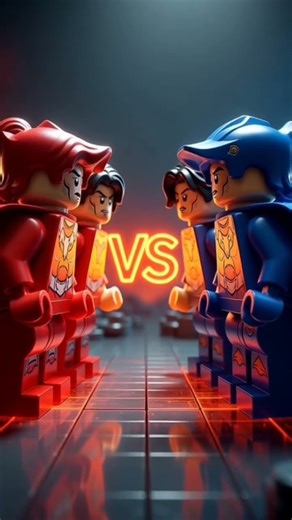 LEGO Red vs LEGO Blue – Epic Block Battle!