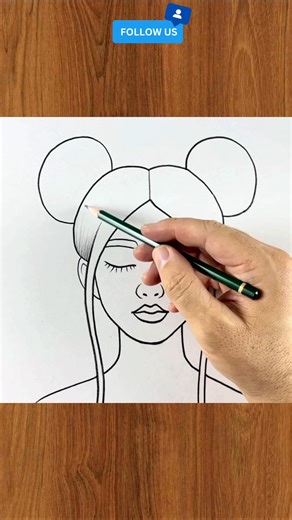 251K views · 585 reactions | How to Draw an Aesthetic Girl with Double Buns | Easy Pencil Portrait #GirlDrawing #AestheticArt #PencilSketch #EasyDrawing | Çizim Mektebı | Facebook