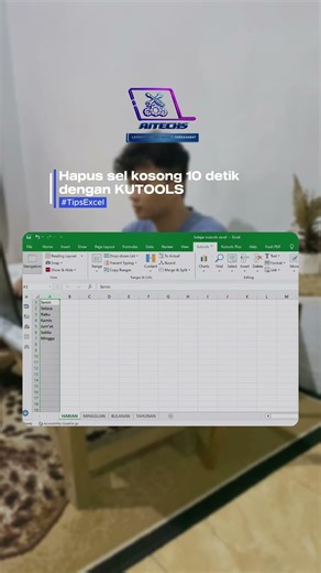 Hapus sel kosong hanya 10 detik dengan Kutools Excel 😱