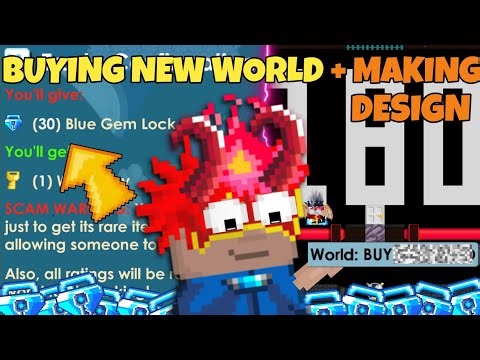 BUYING NEW SOCIAL WORLD + MAKING DESIGN! | Growtopia