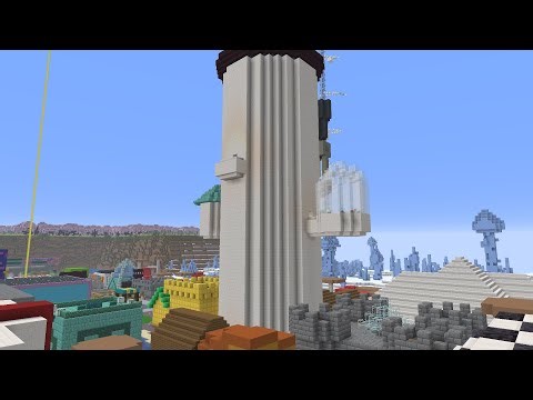 Minecraft - Sky Map - White tower (412)