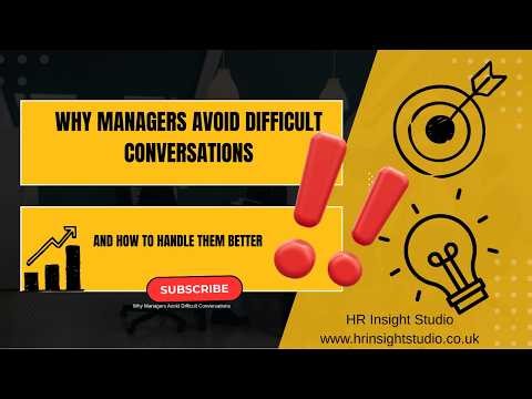 Why Managers Avoid Difficult Conversations (And How to Handle Them Better)