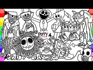 Poppy Playtime Chapter 4 New Coloring Pages / How to Color New Bosses and Monsters Poppy Playtime 4