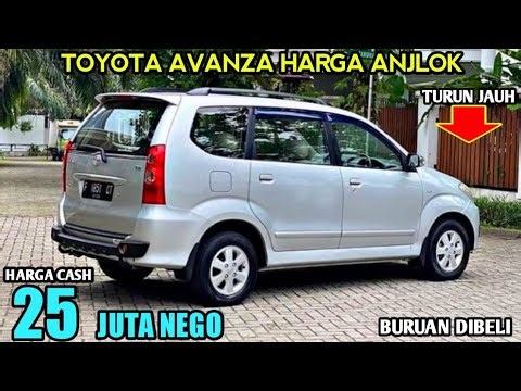 THE CHEAPEST PRICE FOR A USED TOYOTA AVANZA IS 25 MILLION, STILL NEGOTIABLE, SUITABLE FOR FAMILIES