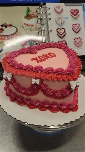 Delicious Heart Cake from Walmart Bakery for Valentine's Day