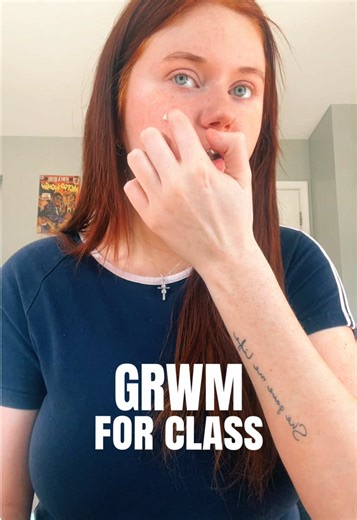 grwm for class😊🤍 #grwm #makeup #class #talkinggrwm #college @e.l.f. Cosmetics @loréal paris usa @Color Wow Hair @HYDROJUG @Benefit Cosmetics