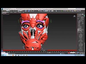 muscle based face rig test