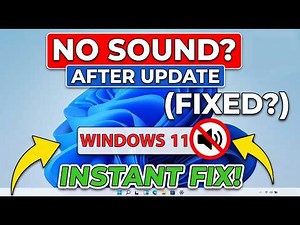 How to Fix No Sound After Windows 11 Update (2026 Guide)