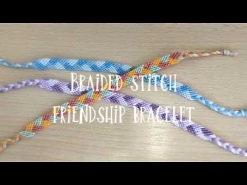 How to Make a Braided Stitch Friendship Bracelet, Easy DIY Tutorial