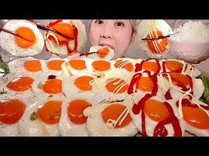 ASMR Fried Egg【Mukbang/ Eating Sounds】【English subtitles】