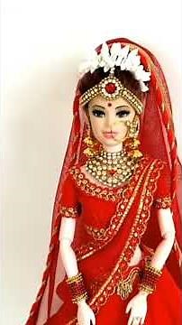 How to make Wedding Costume for Barbie Dolls #short