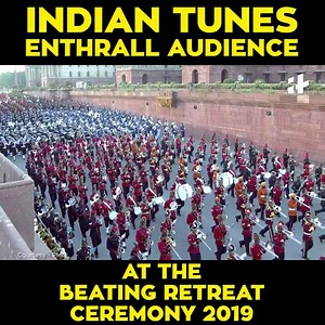 286K views · 8K reactions | Indian tunes enthralled the audience at the beating retreat ceremony 2019. Brilliant  | Indiatimes | Facebook