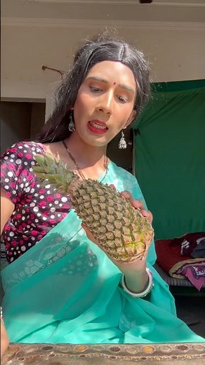 Pineapple 🍍 cutting hack 😍 #shortvideo #funny #funwithprasad FUNwithPRASAD fun with prasad