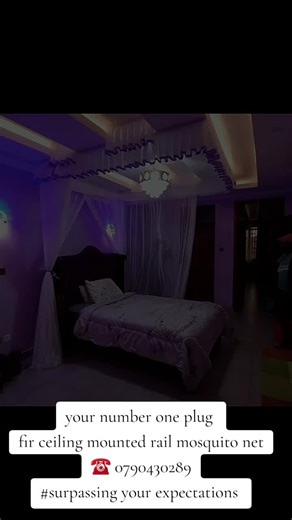 look no further we're here to surpass your expectations with our stylish ceiling mounted rail mosquito net ☎️ 0790.430.289 #stylishmosquitone #kisumutiktokers #fyp #surpassingexpectations #mosquitonetinstallation #stylishmosquitonet #wedeliver