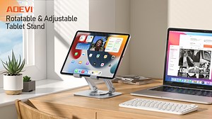 Watch iPad Stand for Desk with 360 Rotating Base on Amazon Live