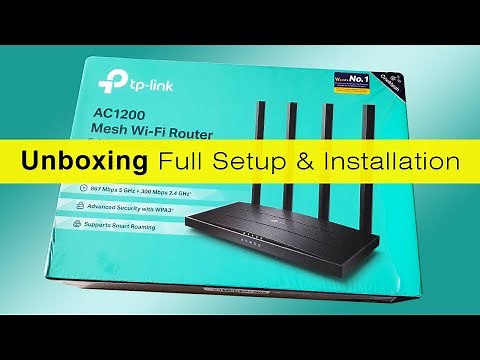 TP-Link Archer C6 AC1200 Wireless Router Unboxing & Setup