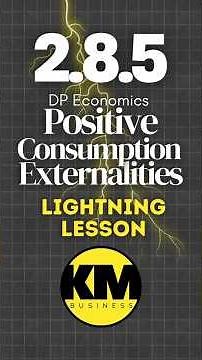 IB Economics 2.8.5: Positive Consumption Externalities #ibeconomics #economics