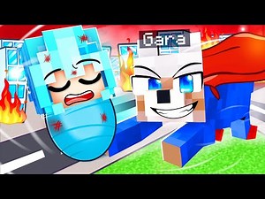 Playing as a SUPERHERO Dog in Minecraft!