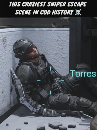 Advanced Warfare Had The Craziest Sniper Escape Scene In COD History #shorts #cod #aw