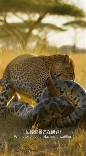 Lightning Strike: Leopard vs. Python