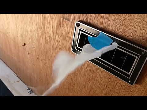 2005 GMC Savana van camper build #17 Relocating the rear A/C hoses